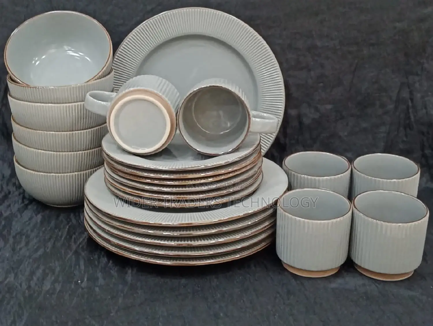 24pc Japanese Dinner Set.24 PCS Ceramic Dinner 6 PCS