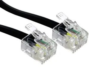 2m RJ11 ASDL Cable Black HIGH SPEED Broadband Modem 2 Metre