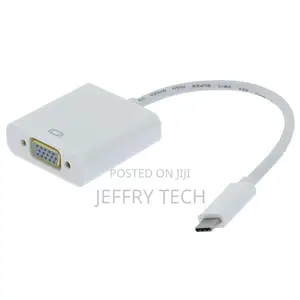 4inch USB 3 Type C Male to VGA Female Adapter Cable