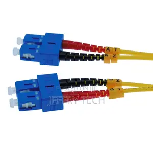 2 Meter SC/SC Single-Mode Duplex 9/125 Fiber Optic Networkin