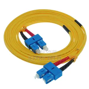 2 Meter SC/SC Single-Mode Duplex 9/125 Fiber Optic Networkin