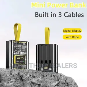 10000mah Fast Charging Mini Power-Bank With Flashlight
 