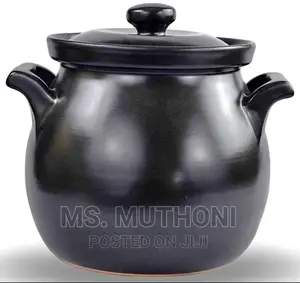 High Quality 3l/3.8l Heavy Ceramic Black Pot N