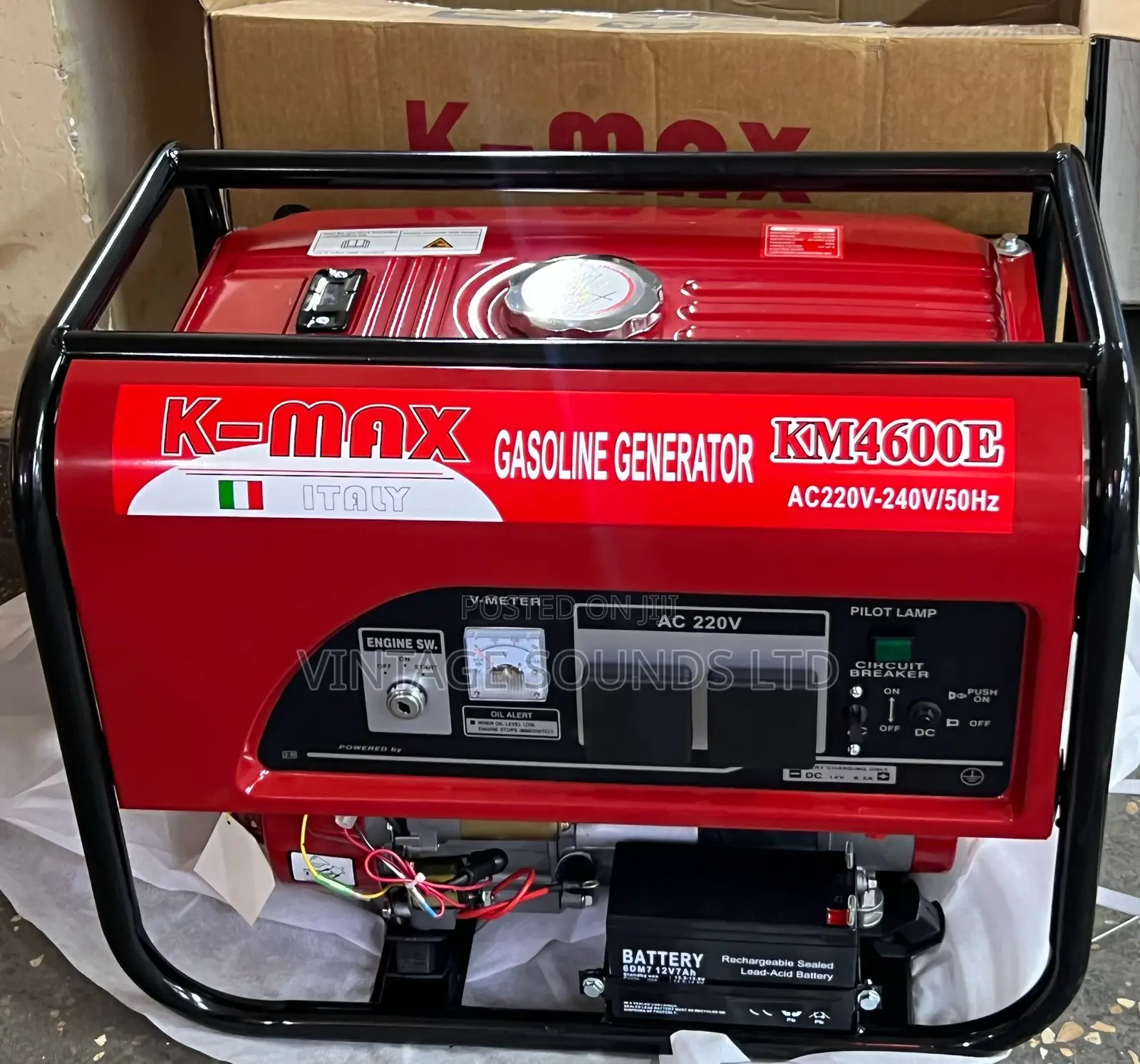 KINGMAX 4600E 2.4 Kva Petrol Generator With Key Start