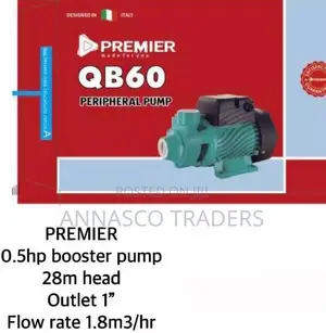 Premier Electric Booster Water Pump 0.5HP