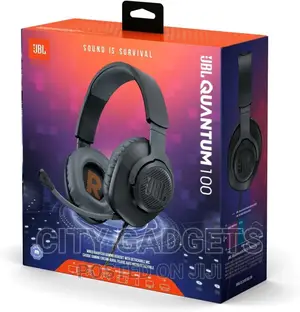 JBL Quantum 100 - Wired Over-Ear Gaming Headphones
