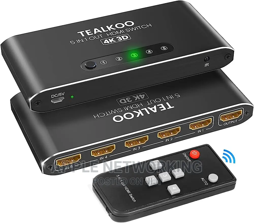Hdmi Switch 5*1 With Remote