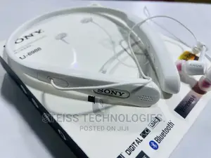 Sony White Wireless Neckband.