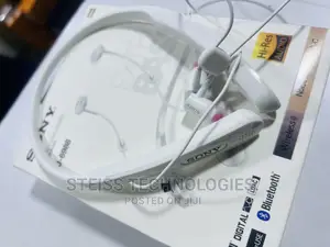 Sony White Wireless Neckband.