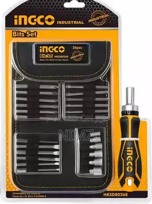 INGCO HKSDB0268 26 PCS Screwdriver Bit Set