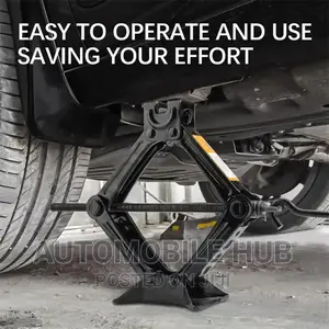 Car Scissor Jack + L Handle - 2ton Scissor Jack