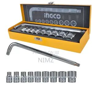 INGCO HKTS12101 10 PCS 1/2" Socket Set