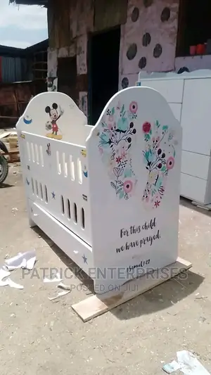 Morden MDF Baby Cot 4 by 2 Fitts