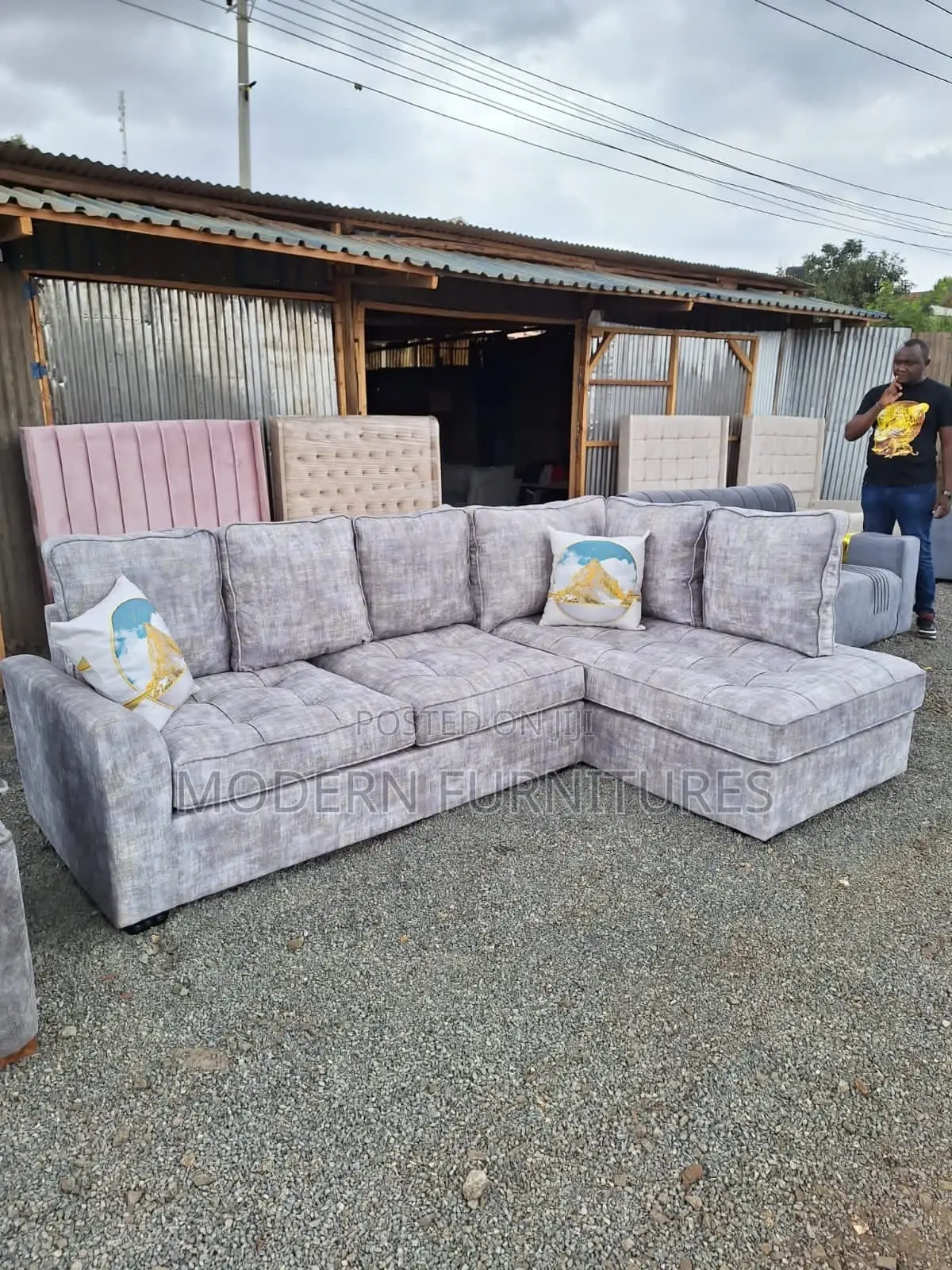 Modern L Seat Sofa/ Corner Sofa