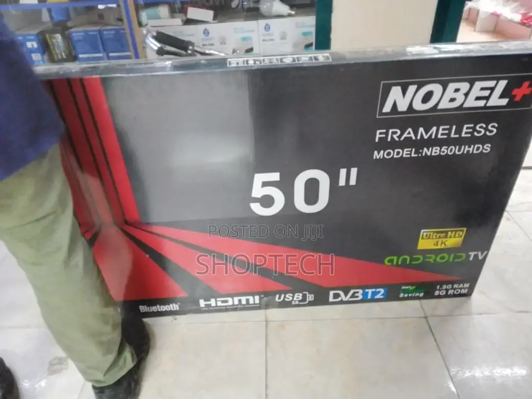 Nobel 50inch Android TV With Bluetooth Frameless