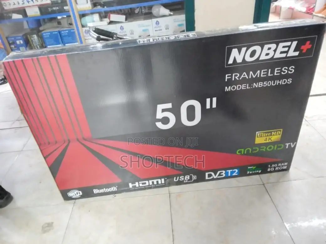 Nobel 50inch Android TV With Bluetooth Frameless