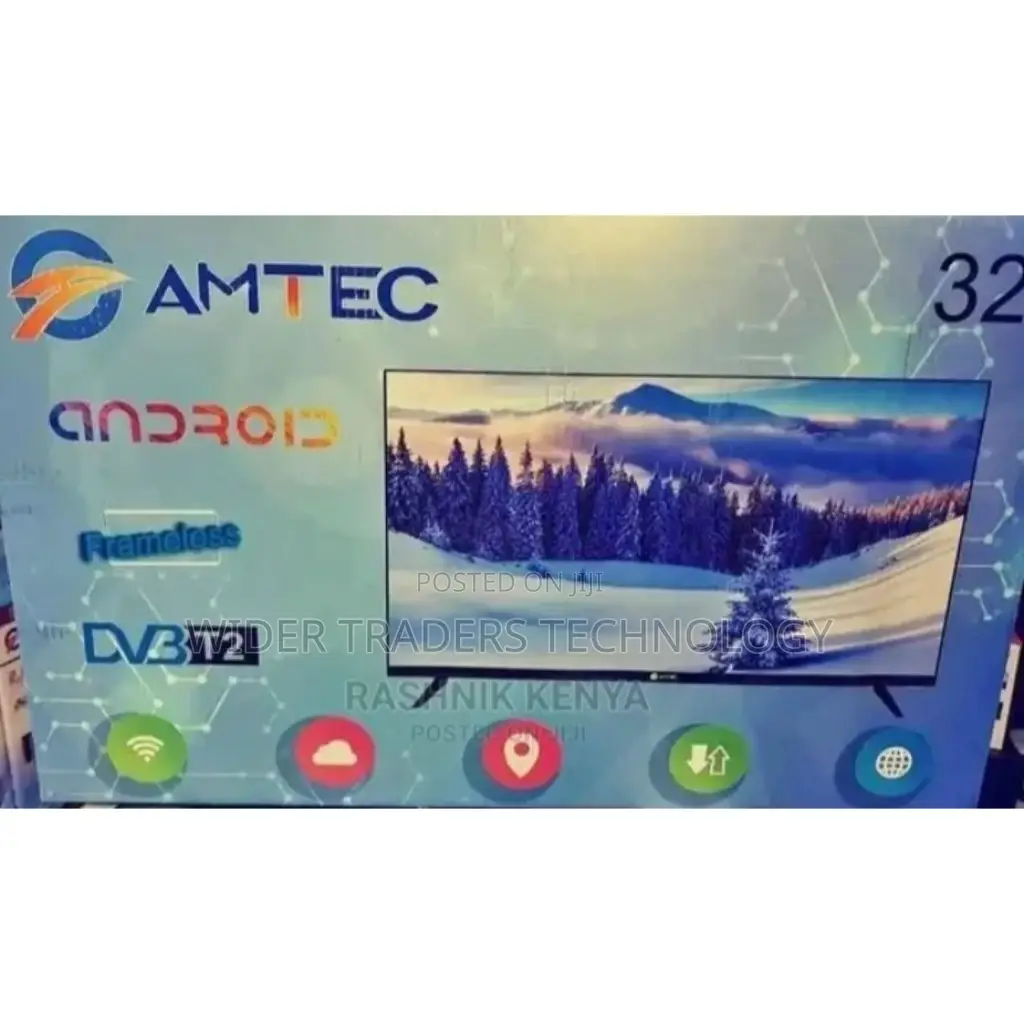 Amtec 32" Inches Smart Android Full HD Frameless Tv-