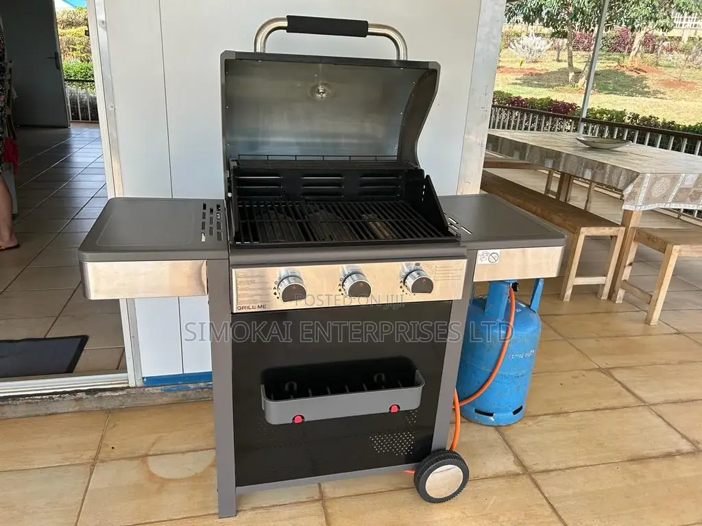 Three Burner Gas BBQ