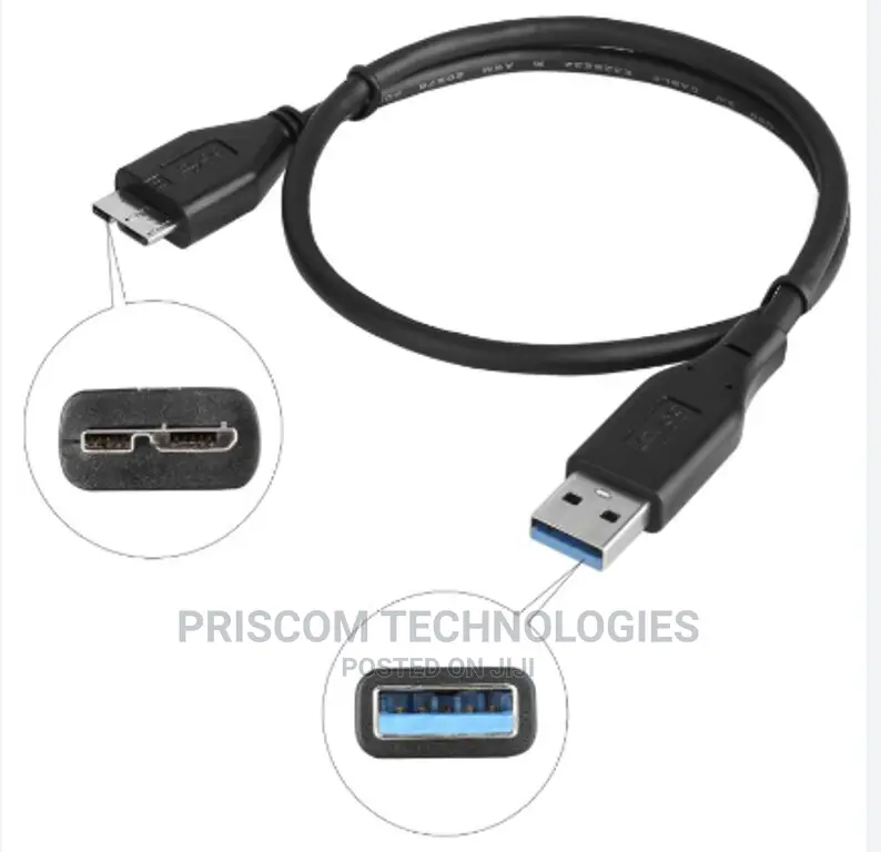 30CM USB 3.0 CABLE CORD FOR for Transcend 2 TB Storejet Hard