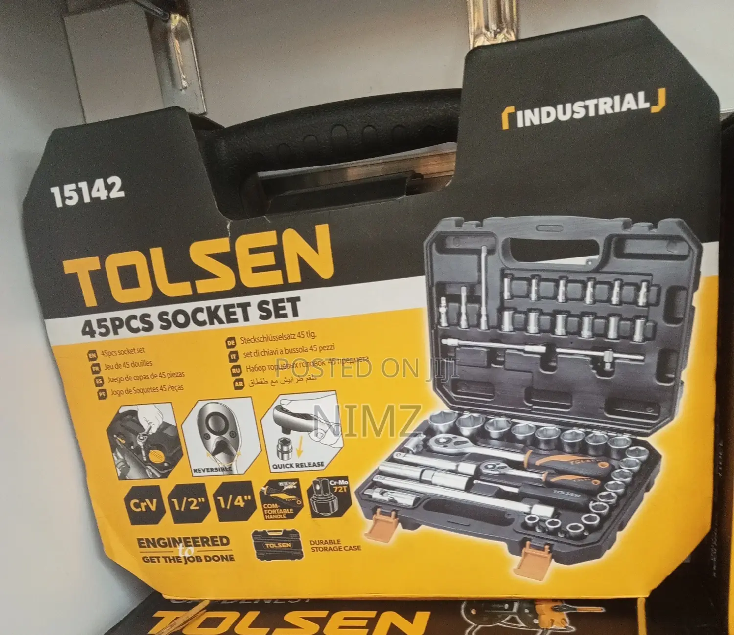 45pcs Chrome Socket Set
