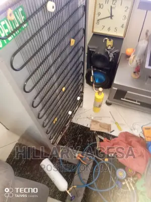Fridge Gas Refill and Condenser Replacement