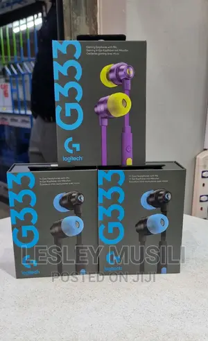 Logitech G333 Wired in Ear Earphones With Mic (Black)