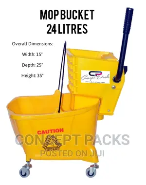 24ltrs Industrial / Home Use Mop Bucket.