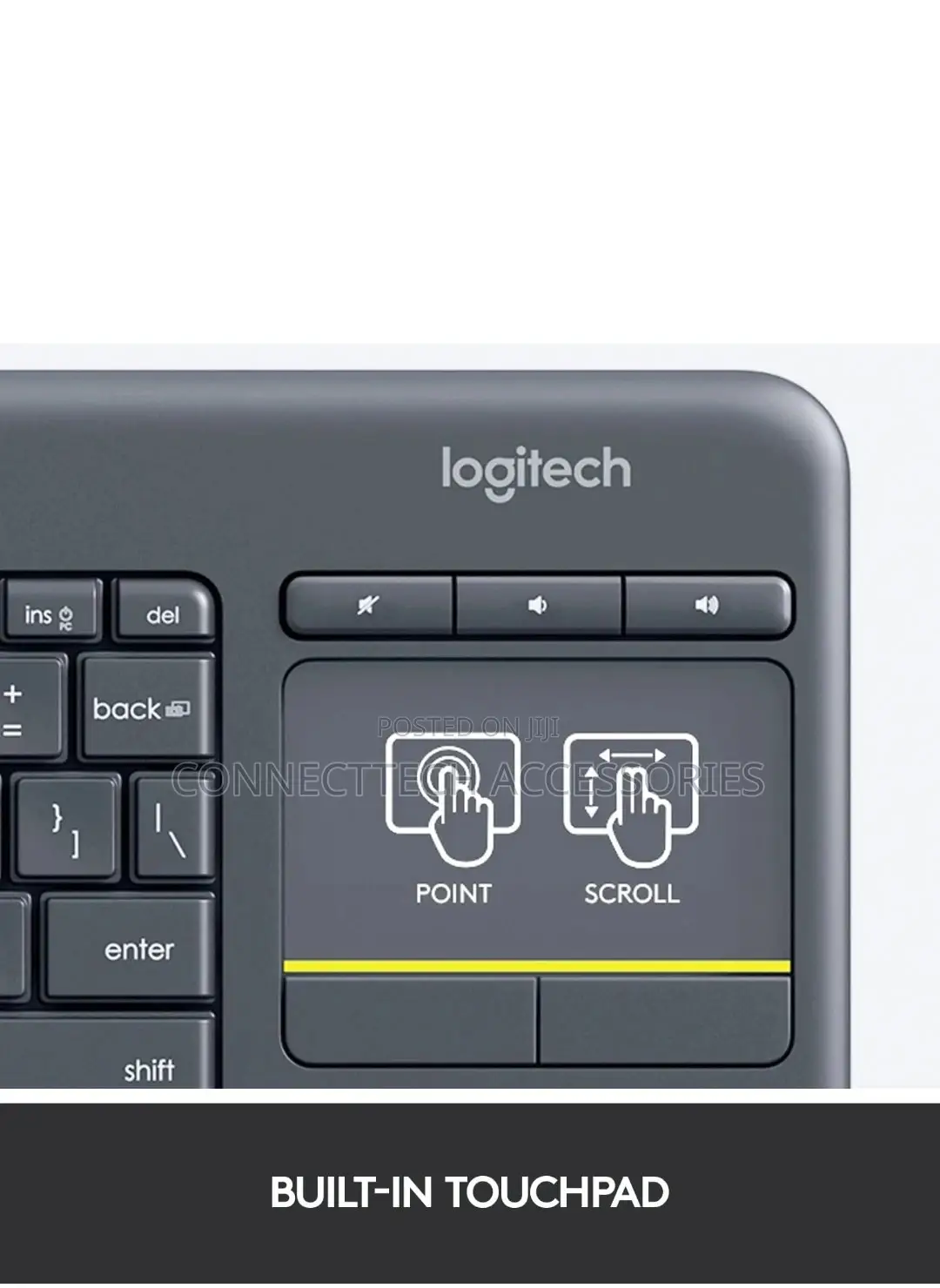 Logitech Plus Wireless Touch With Built-in Touchpad