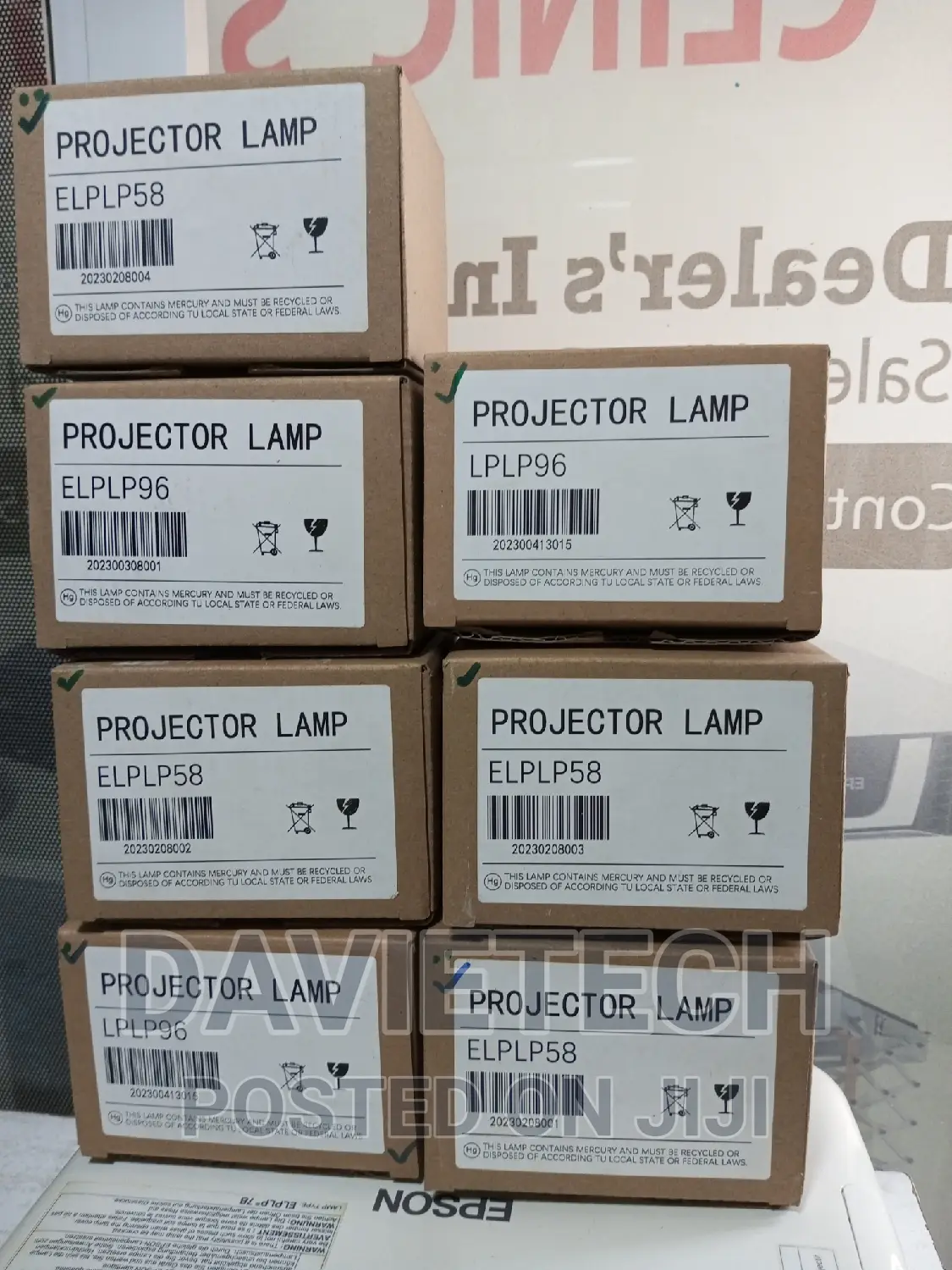 EPSON Eb X41 Projector Replacement Lamps