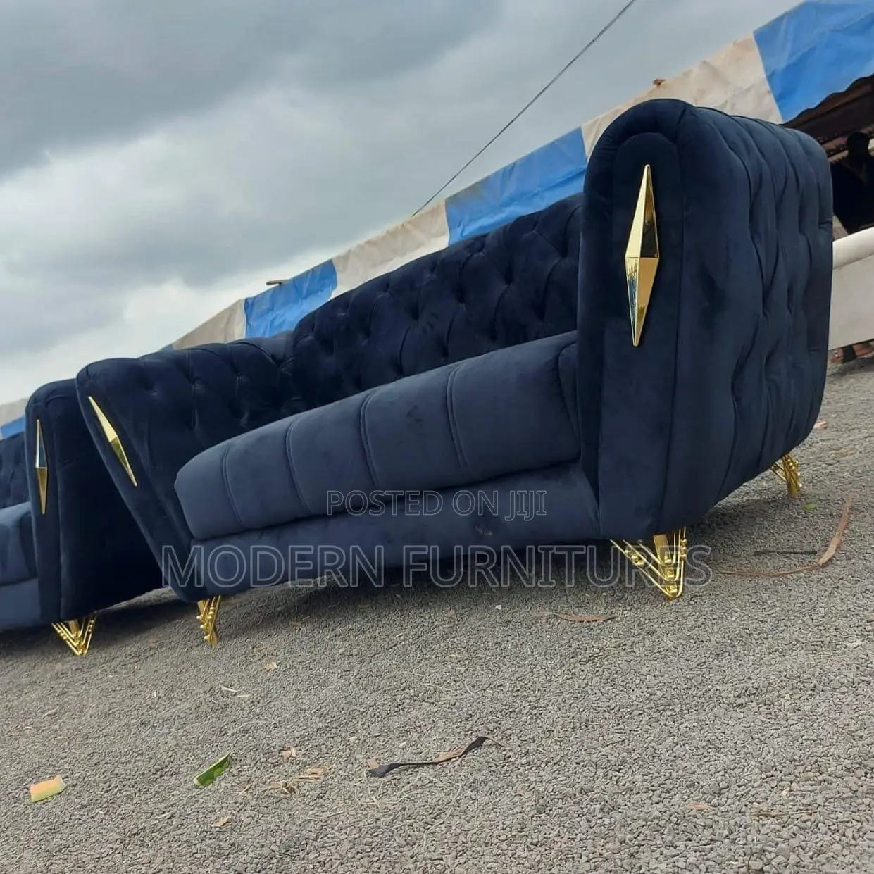 5 Seater Chesterfield Sofa