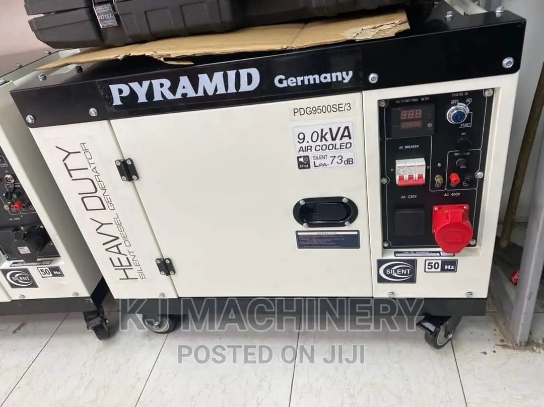 Pyramid Germany Silent Generators-9kva-3phase.