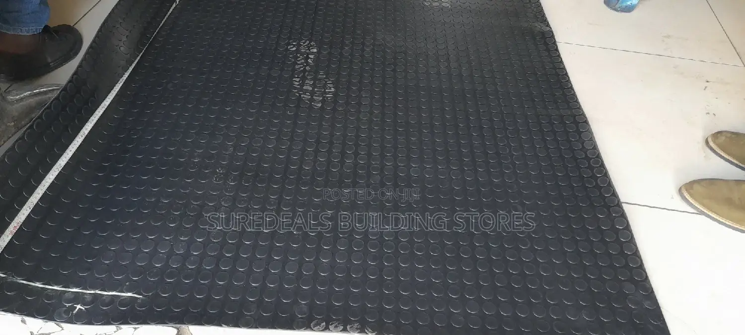 Coin Pattern Rubber Coin Mat/Sheet-Round Stunded Rubber Mat