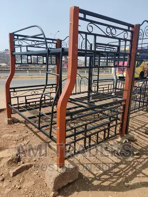 Metal Mahogany Double Decker