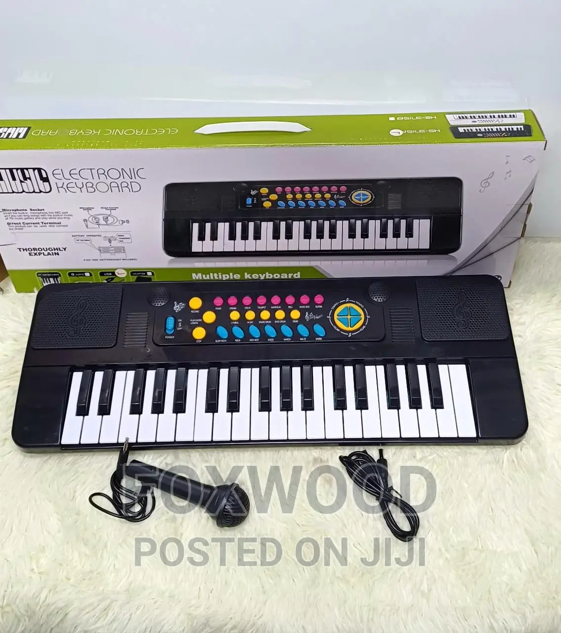 37 Keys Electronic Organ Piano With Microphone