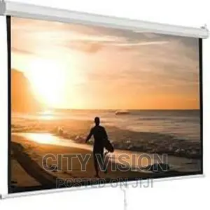 Projector Screen 145×145cm Manual Screen