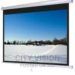 Projector Screen 180×180cm Manual Screen