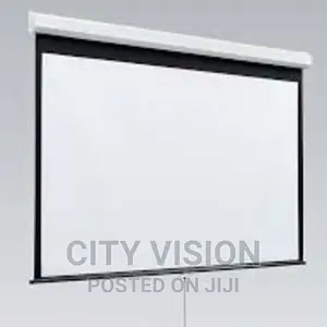 Manual Projector Screen 180×180 Cm Available