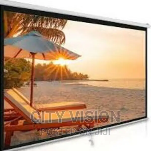 Projector Screen Manual Screen 180×180cm Available