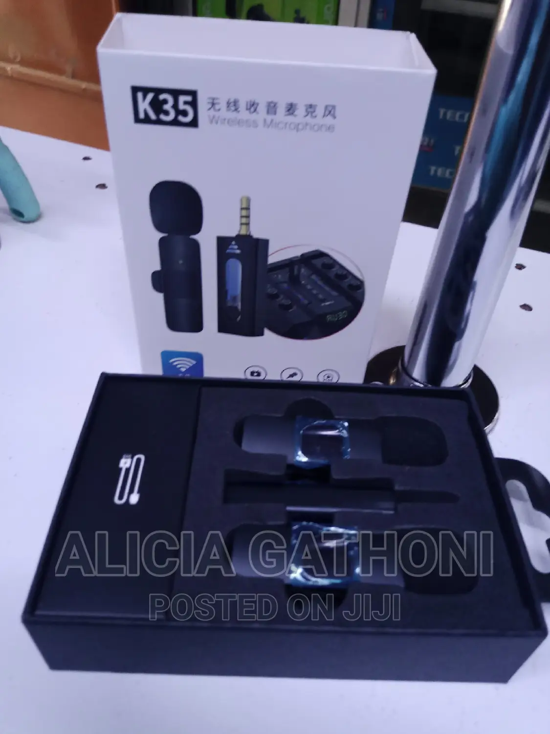 Aux Wireless Microphone Dual