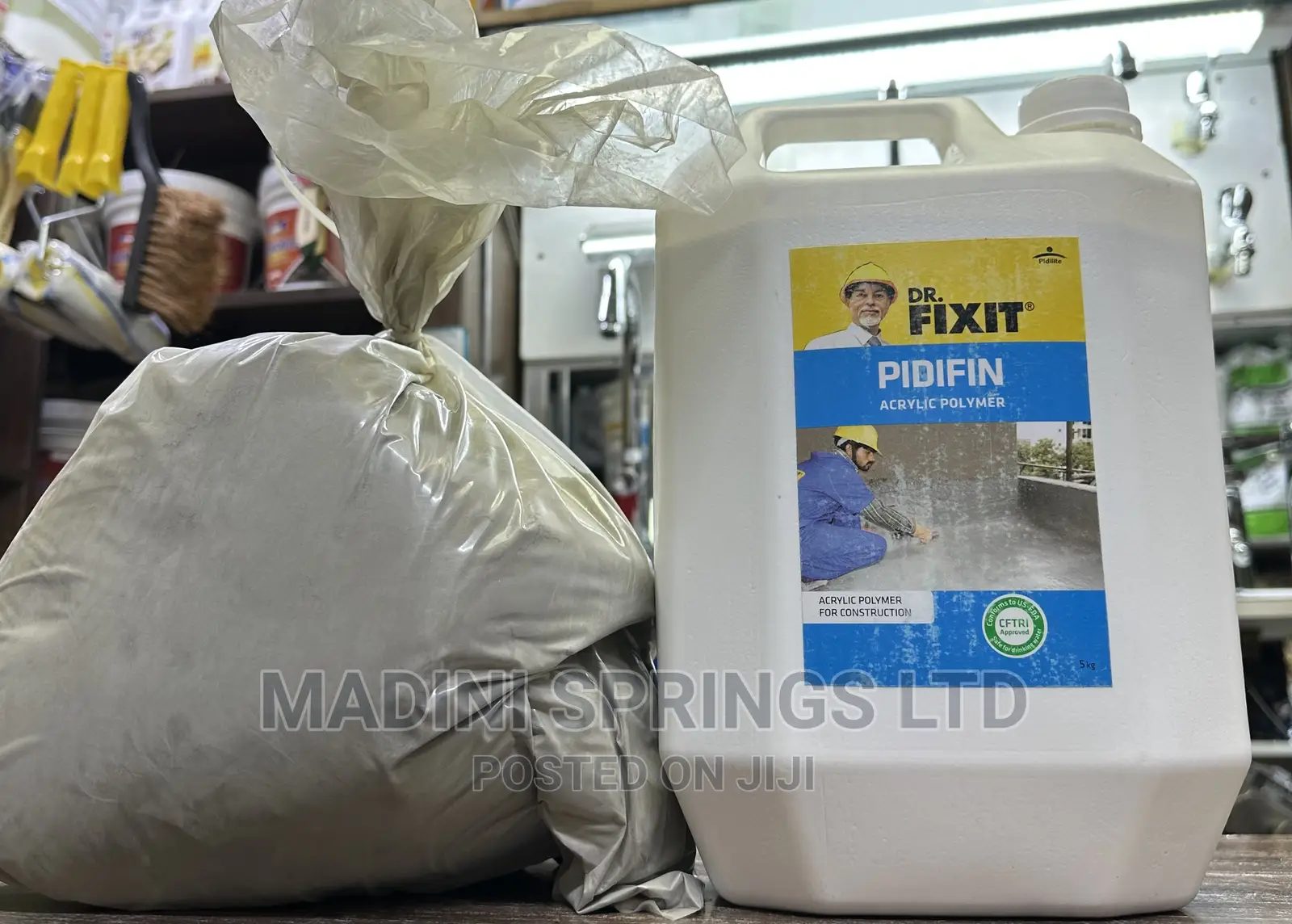 112 Pidifin Acrylic Cementious Waterproofing Rubber