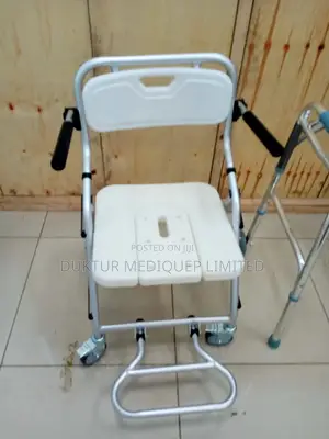 Bathroom Shower Chair Commode WHEELCHAIR Foldable