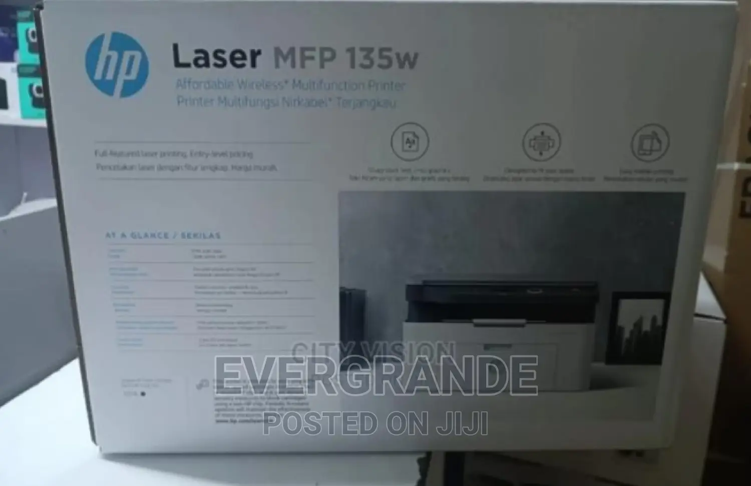 HP Laser MFP 135w Printer