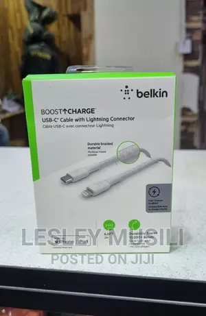 BELKIN USB-C Cable With Lightning Connector + Strap
