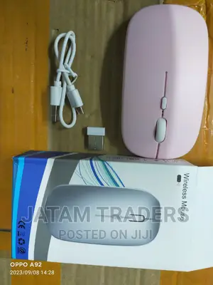 Pink Rechargeable Mouse
