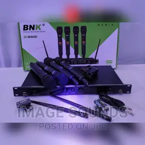 4 Wireless Professional Microphone Bnk8400