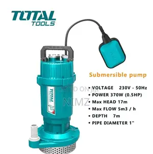 Total Twp63706 Submersible Pump 370W(0.5hp)