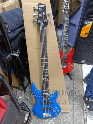 Bass Guitar 5 Strings Blue Ibanez