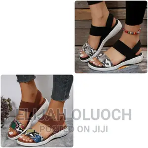 Animal Print Ladies Open Shoes