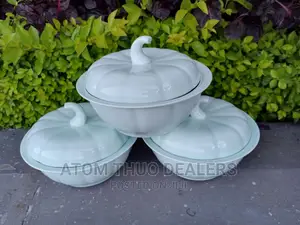 3pcs Ceramic Pots./ Ceramic