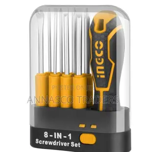 Ingco Screwdriver Set Interchangeable 9pcs Screwdriver Set